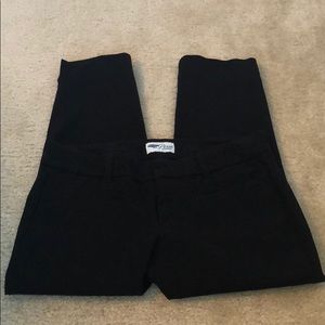 Black Pixie Slit Capris